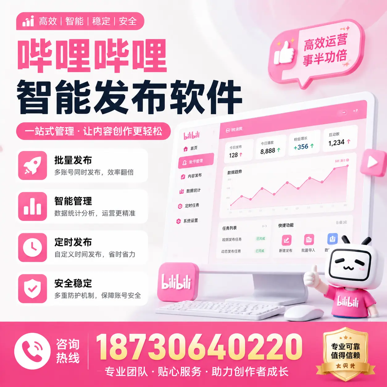 如何评估哔哩哔哩智能发布软件的ROI？保亭 企业必读